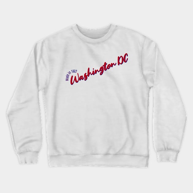 Washington DC in 1802 Crewneck Sweatshirt by LB35Y5